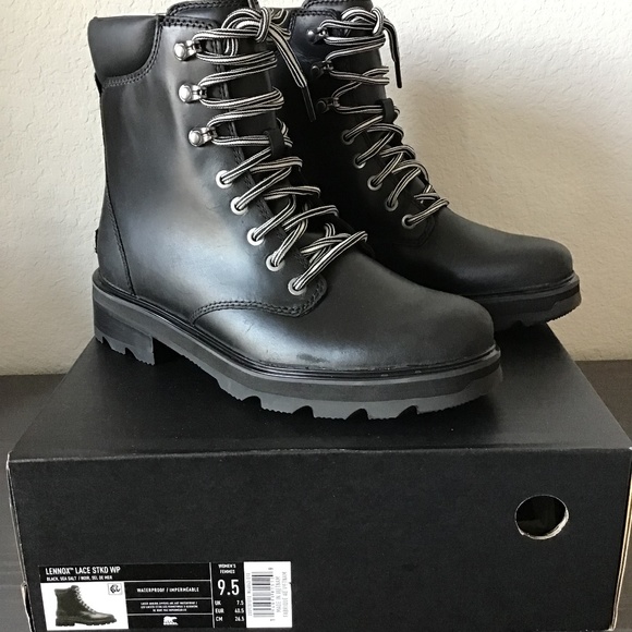 SOREL Lennox Lace-Up Boots, size 9.5 - Picture 1 of 13